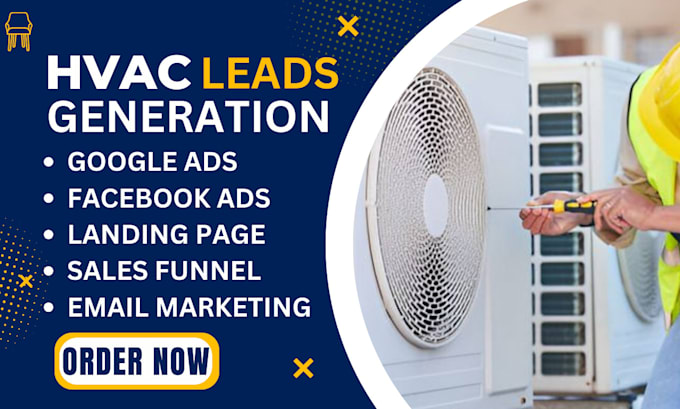 Gig Preview - Generate highly converting hvac leads generation airduct leads hvac website