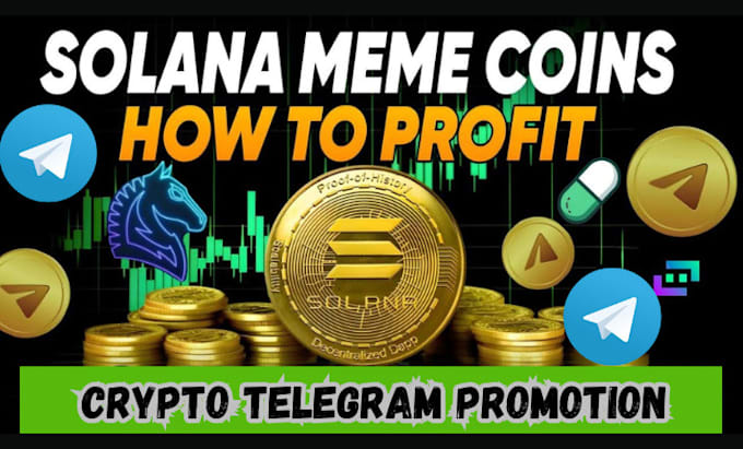 Gig Preview - Organic telegram promotion solana memecoin promotion pump fun to boost investors