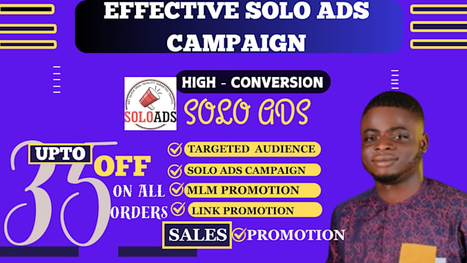 Gig Preview - Guarantee signup leads affiliate marketing USA solo ads campaign MLM promotion