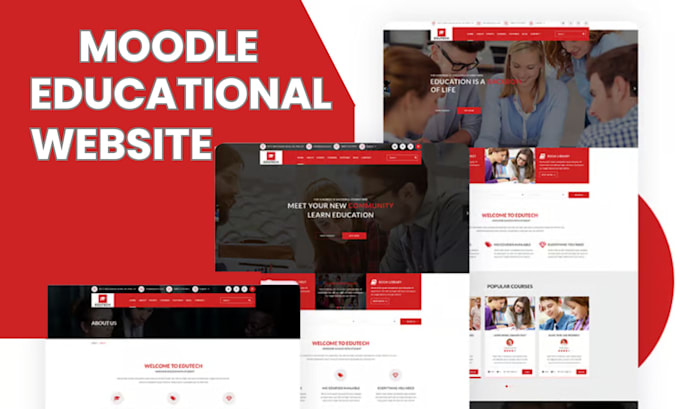 Gig Preview - Install moodle to wordpress customize or build complete moodle elearning website