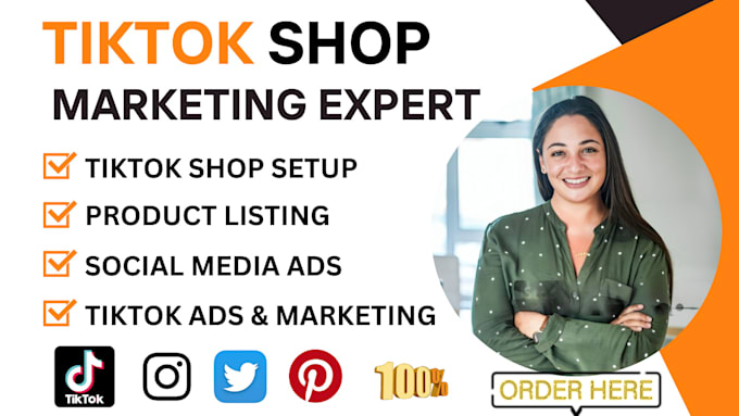 Gig Preview - Setup tiktok shop, tiktok ads, and do tiktok marketing