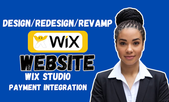 Gig Preview - Build wix website wix studio wix redesign business website redesign wix studio