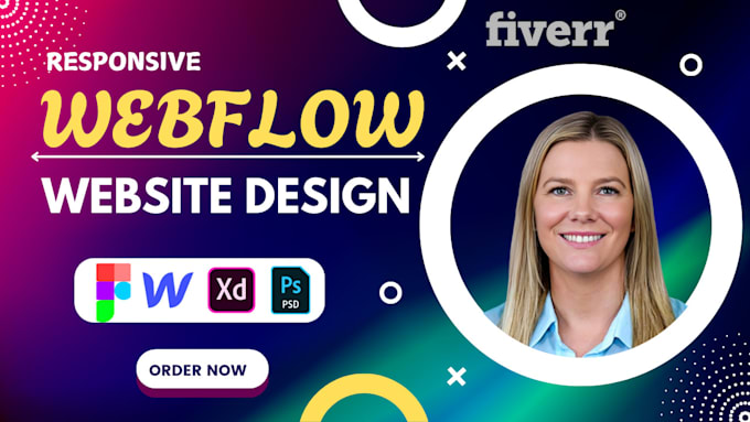 Gig Preview - Design or develop webflow website, figma to webflow, webflow developer