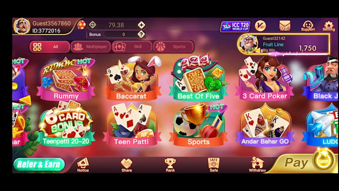 Bestseller - develop sport bet website p2e game nft game teen patti biackjack bet app bet365