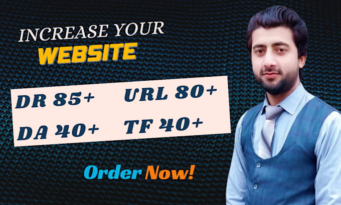 Bestseller - increase domain rating ahrefs dr 70, da 35, majestic tf 40 by SEO backlinks