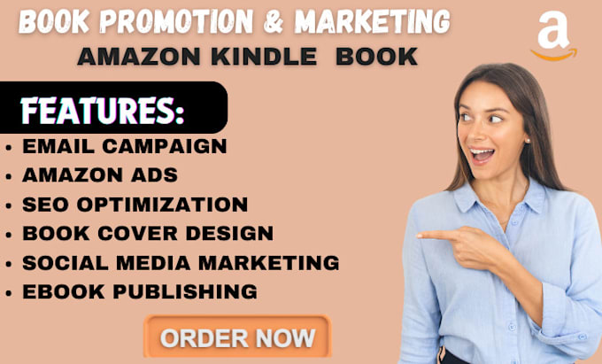 Gig Preview - Do book promotion, ebook marketing and amazon book promotion