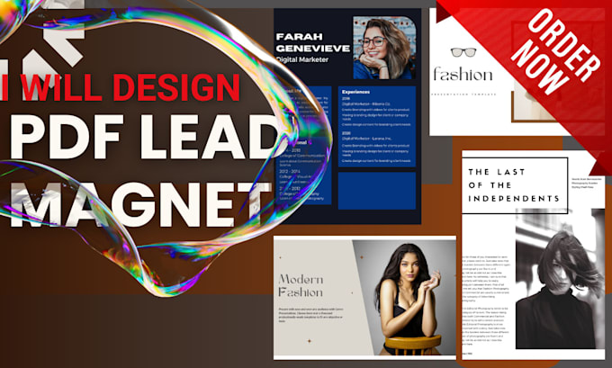 Bestseller - design unique PDF lead magnet, brochure, ebook, work book design