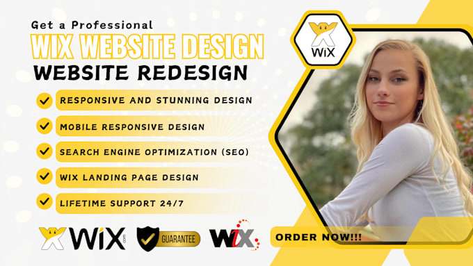 Bestseller - design and redesign a professional wix website with all functionalities