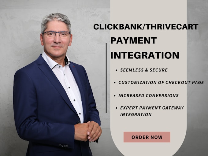 Bestseller - integrate stripe, paypal or clickbank payment for clickfunnels or thrivecart