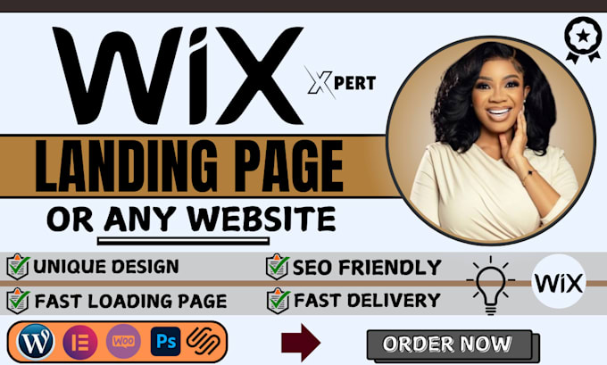 Gig Preview - Wix website design wix website redesign wix website development wix online store