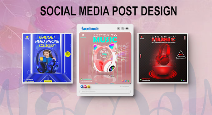 Gig Preview - Boost your brand with custom social media designs