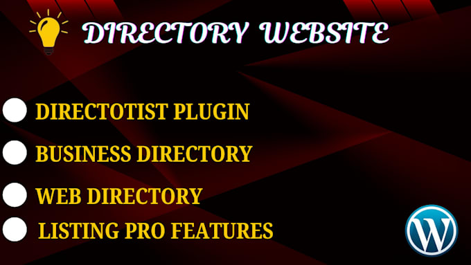 Gig Preview - Setup brilliant directory website, wordpress directory listing website