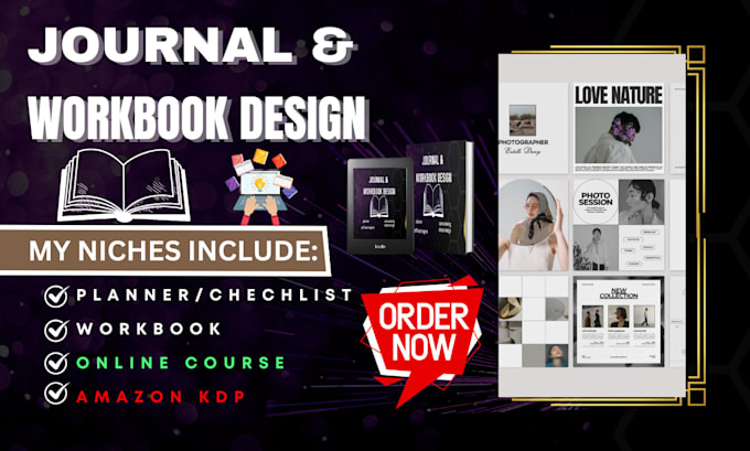 Bestseller - design your journal, planner, workbook, pdf formatting and lead magnet