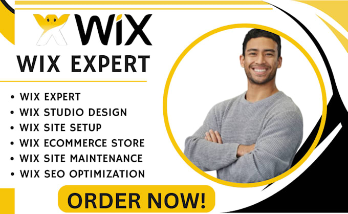 Gig Preview - Wix studio wix online store wix ecommerce store wix maintenance wix site setup