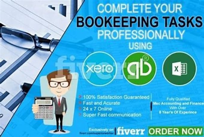 Gig Preview - Provide expert bookkeeping services using quickbooks for your business