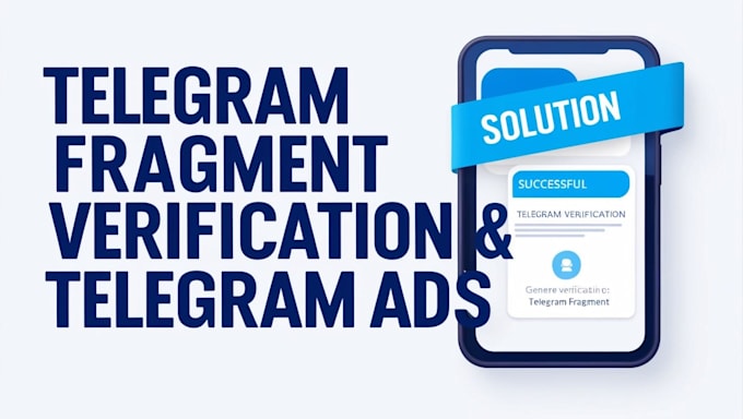 Gig Preview - Telegram promotion, provide a complete solution for telegram ads fragment issues