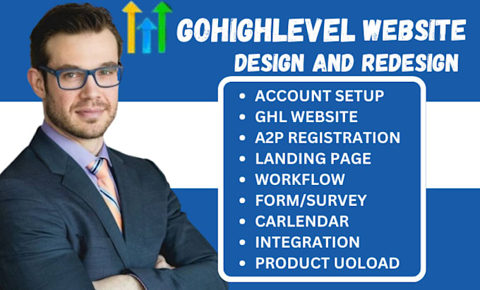 Gig Preview - Gohighlevel landing page, gohighlevel sales funnel gohighlevel, ghl website