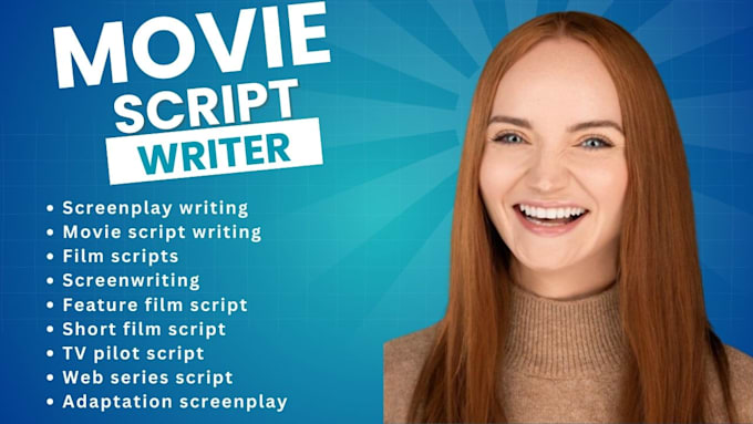 Gig Preview - Write screenplay script writing movie script writing film scripts screenwriting