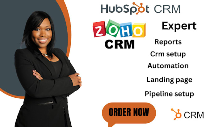 Gig Preview - Setup zoho crm,zoho one,hubspot, bitrix24,bitrix,crm