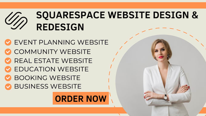 Gig Preview - Design event planning booking squarespace website development squarespace design