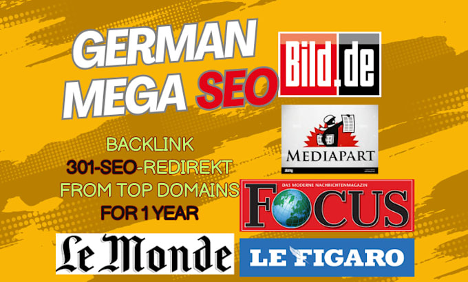 Gig Preview - Dominate the german market with powerful backlinks from top newspapers