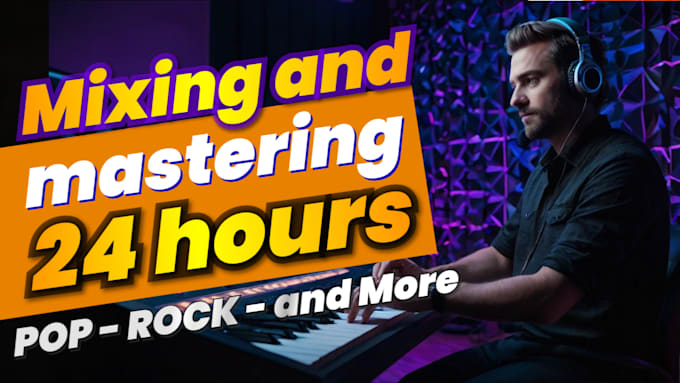 Gig Preview - Mix your vocals and master your music in 24 hours