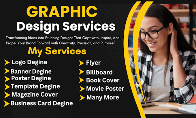 Gig Preview - Be your graphics design expert