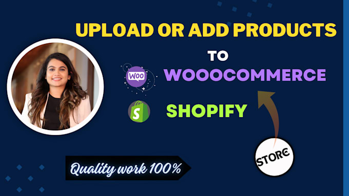 Gig Preview - Add products or upload products to woocommerce store