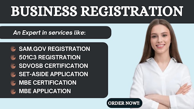 Bestseller - register your business as mbe wbe dbe 8a sdvosb do 501c3 registration and samgov