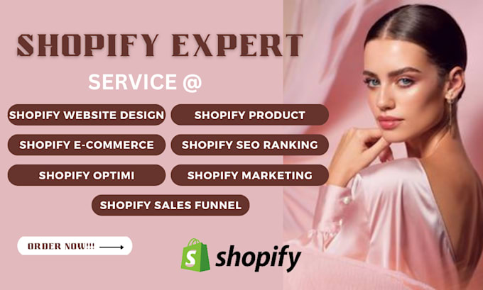 Gig Preview - Redesign shopify website shopify website design shopify store redesign