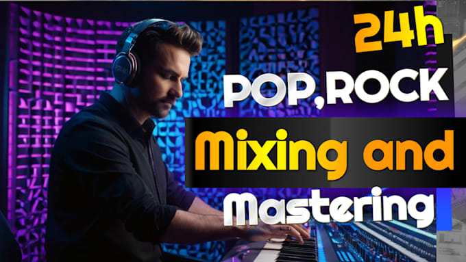 Gig Preview - Mix and master your music in 24 hours