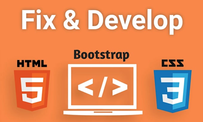 Bestseller - edit or fix html, css, bootstrap, and responsive issues