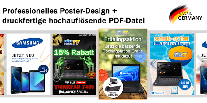 Bestseller - professional poster design and print ready PDF file