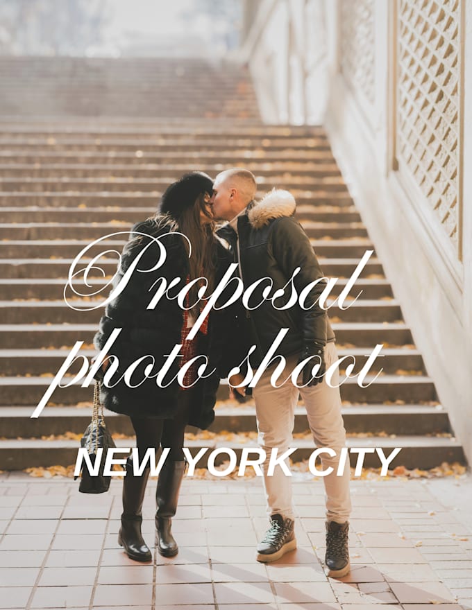 Gig Preview - Do a engagement photoshoot in new york city