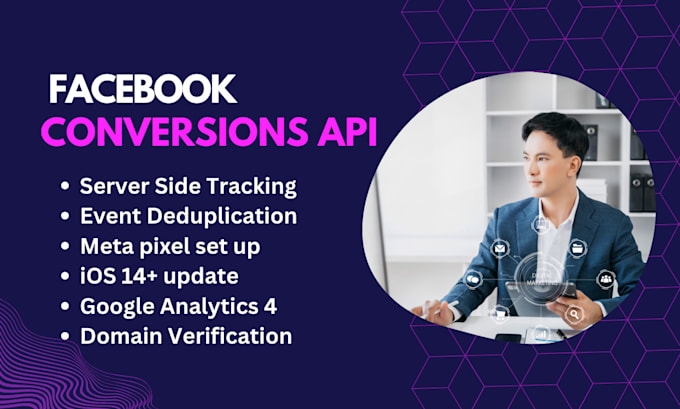 Gig Preview - Fix or setup facebook conversion API with GTM ios 14 update server side tracking