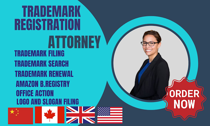 Gig Preview - Do trademark registration and search as your legal trademark attorney