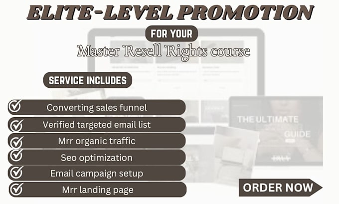 Bestseller - promote master resell rights like a pro with my optimized sales funnel