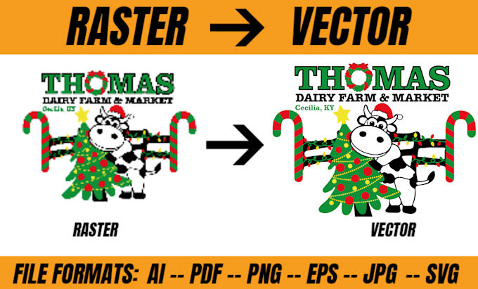 Gig Preview - Convert or trace your image to vector file quickly high quality