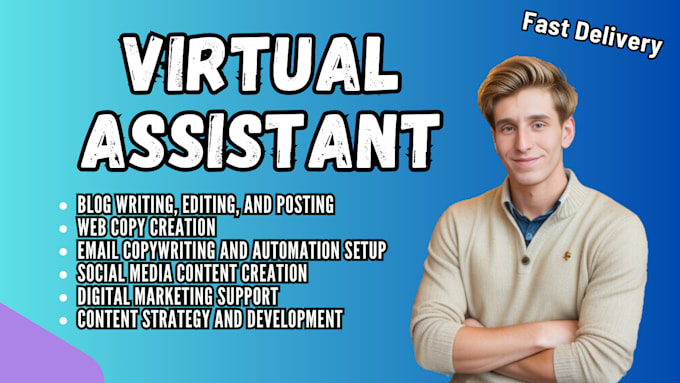 Gig Preview - Be your creative virtual assistant