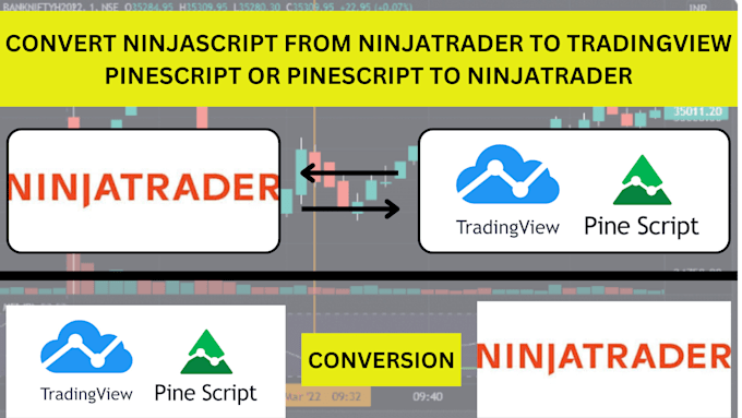 Gig Preview - Convert ninjascript from ninjatrader to tradingview or pinescript to ninjatrader