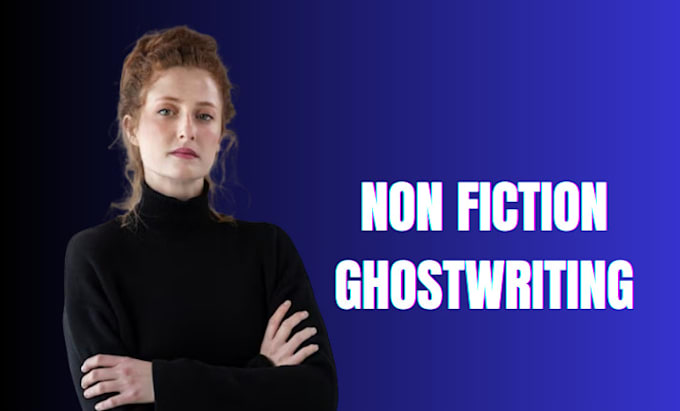 Gig Preview - Be your fiction book or ebook ghostwriter