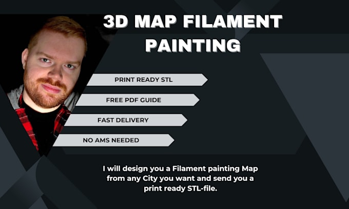 Bestseller - design your city map into print ready stl filament paintings