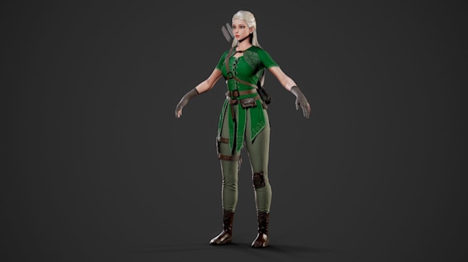 Gig Preview - Craft vr game 3d model, stylized 3d character model, realistic texture,animate3d