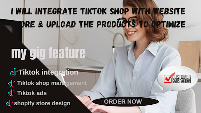 Gig Preview - Be installing and linking you tiktok shop with the ecommerce stores and ads