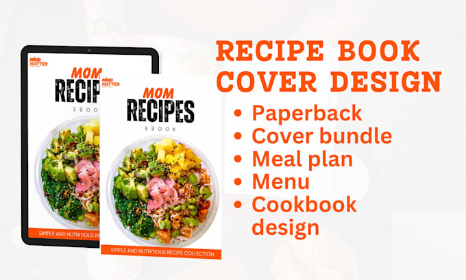 Gig Preview - Write health and fitness recipe cookbook cover design amazon kdp book formatting