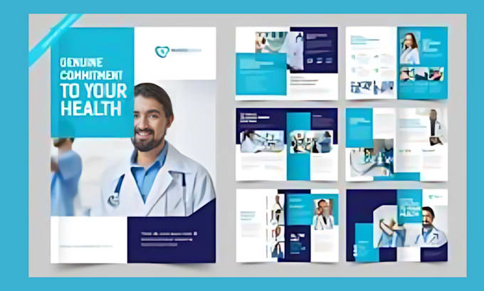 Gig Preview - Design modern brochure for medical or healthcare bifold, trifold, flyer, booklet