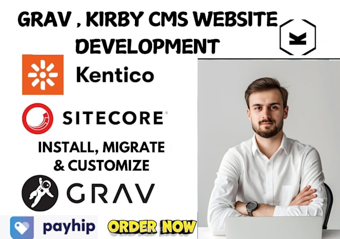 Gig Preview - Install grav cms migrate grav cms, kirby website customize grav theme kirby grav