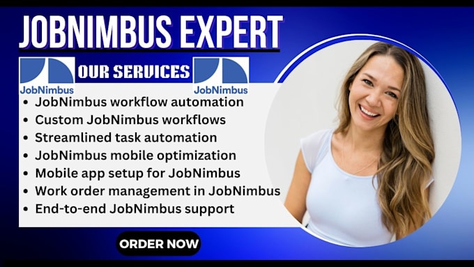 Gig Preview - Create jobnimbus workflow automations, jobnimbus mobile, jobnimbus work orders