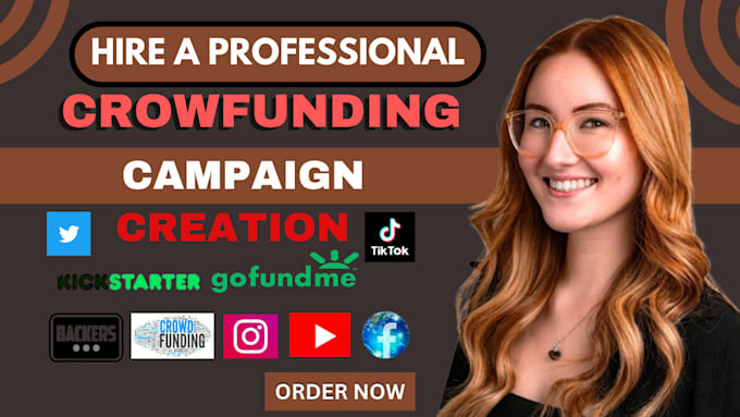 Gig Preview - Do crowfunding campaign creation promotion for kicstarter indiegogo gofundme