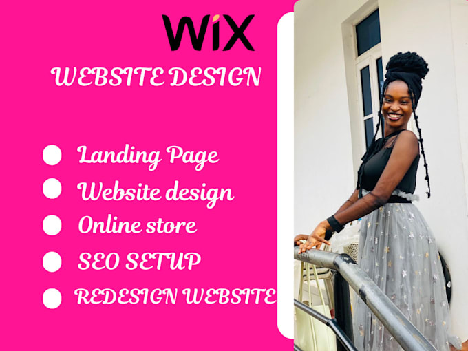 Gig Preview - Design wix website redesign wix website design seo  website editor